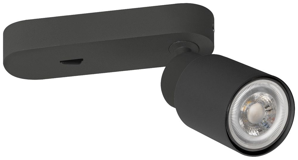 Spot SLV PURI 2.0 Tube CW GU10 1×6W REG Ø55×150×87mm nero