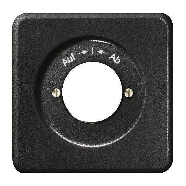 Kit frontale INC Auf-I-Ab nero per cont.rot.imp.a chiave