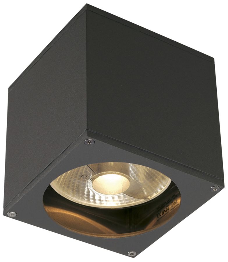 Wandleuchte SLV BIG THEO WALL OUT, GU10 75W IP44 anthrazit