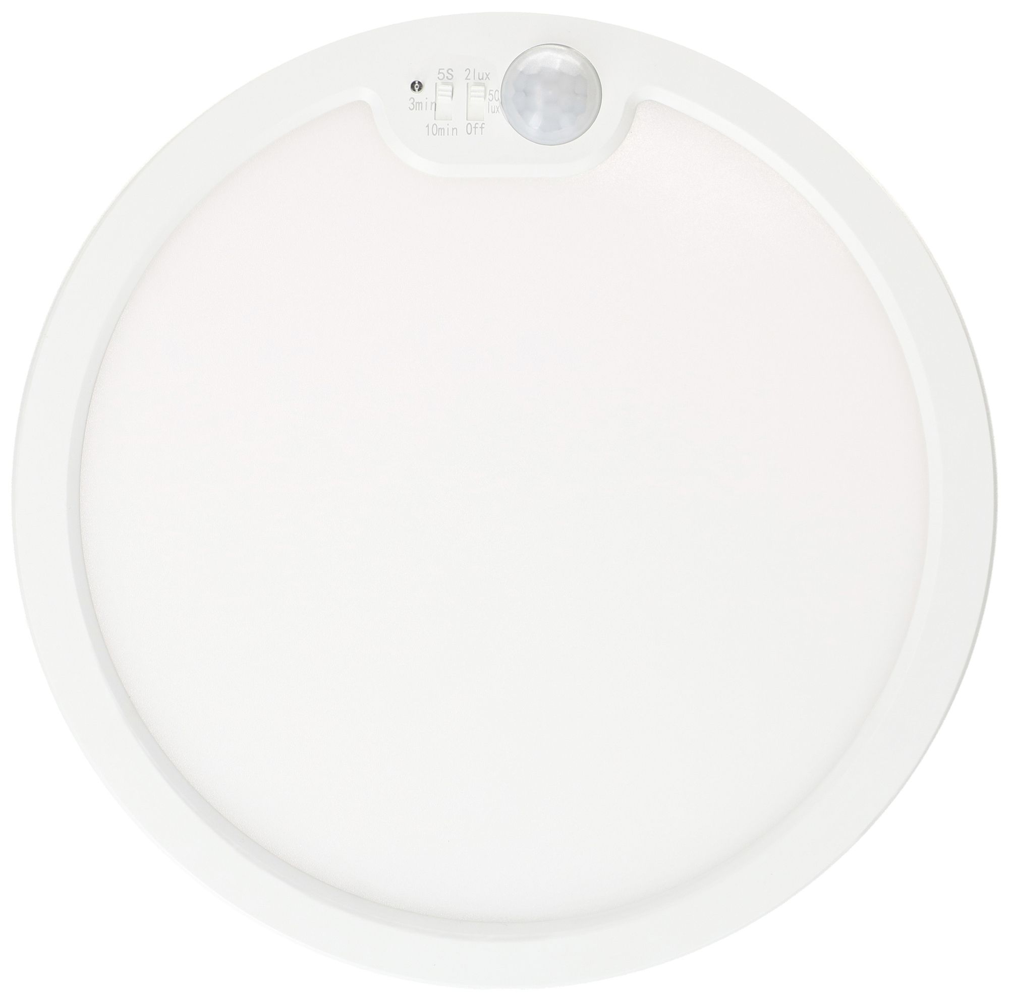 LED-Decken-/Wandleuchte MH SLIM 22 PIR 10/15W 1100/1500lm 3000/4000K Ø220mm ws