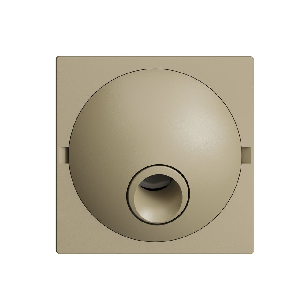 Frontplatte EDIZIOdue sand für Anschlussdose zu Rufleuchte