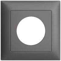 Kit di copertura INC EDIZIOdue termostato 88×88×7mm grigio scuro IP20