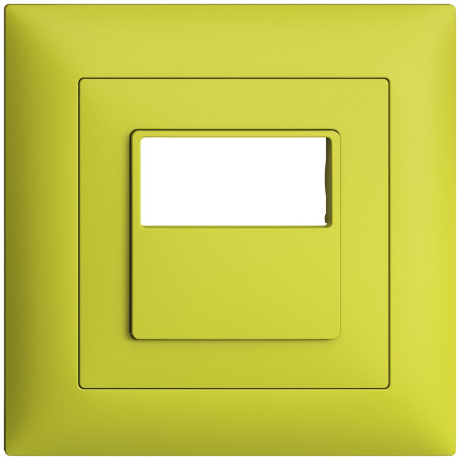 Set frontale EDIZIOdue FMI p.rilevatore d.movimento pirios 180 R eco plus, lemon