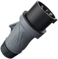 Fiche mobile CEE PowerTOPXtra R 16A IP54 5P 7h 500V Ø68×163mm noir