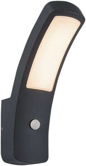 Applique LED Z-Licht Z-WandLED PIR 12W 800lm 3000K IP44 anthracite