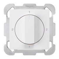 Interrupteur rotatif ENC kallysto 3/1L blanc avec manette