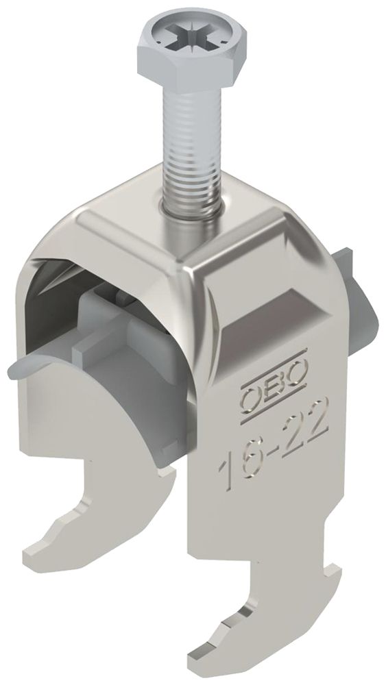 Fixation rapide BET 2056 pied à H matière synthétique 16…22mm 1×câble A2 1.4301