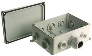 Boîte de dérivation Woertz 5×10mm² gris