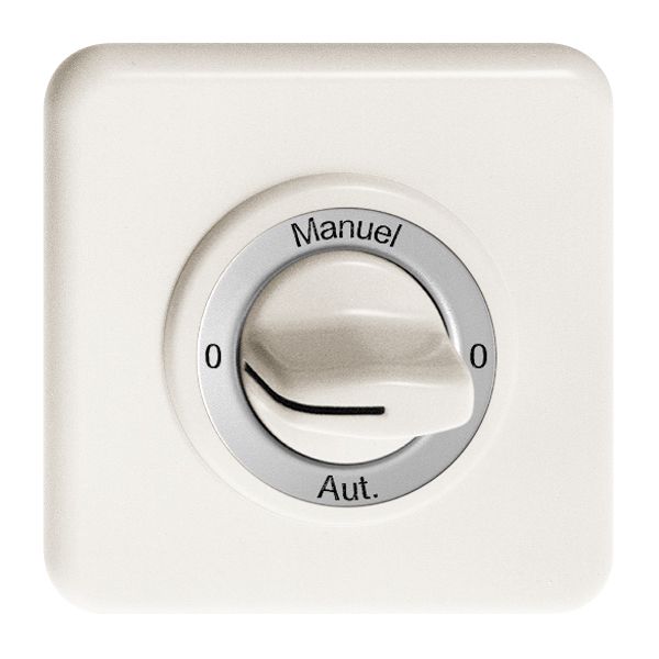 Kit frontale INC 0-Auto-0-Main per interr.rotativo bianco