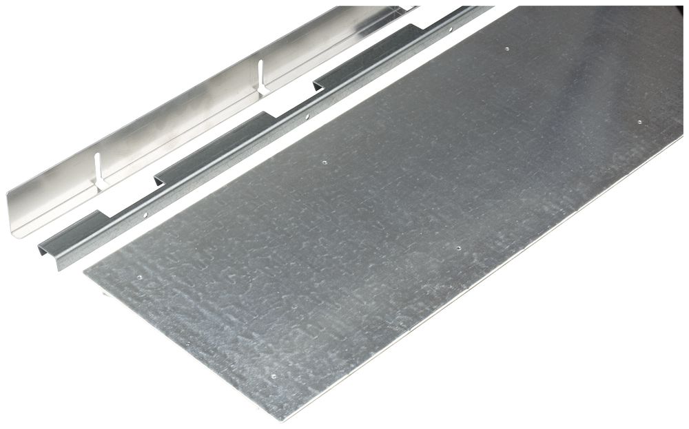 Couvercle fermé Hager pour BKB 85×250mm