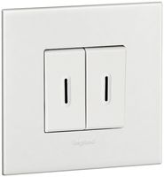 UP-Wipptaster ATO 6A 250V weiss Gr.I 2×AR