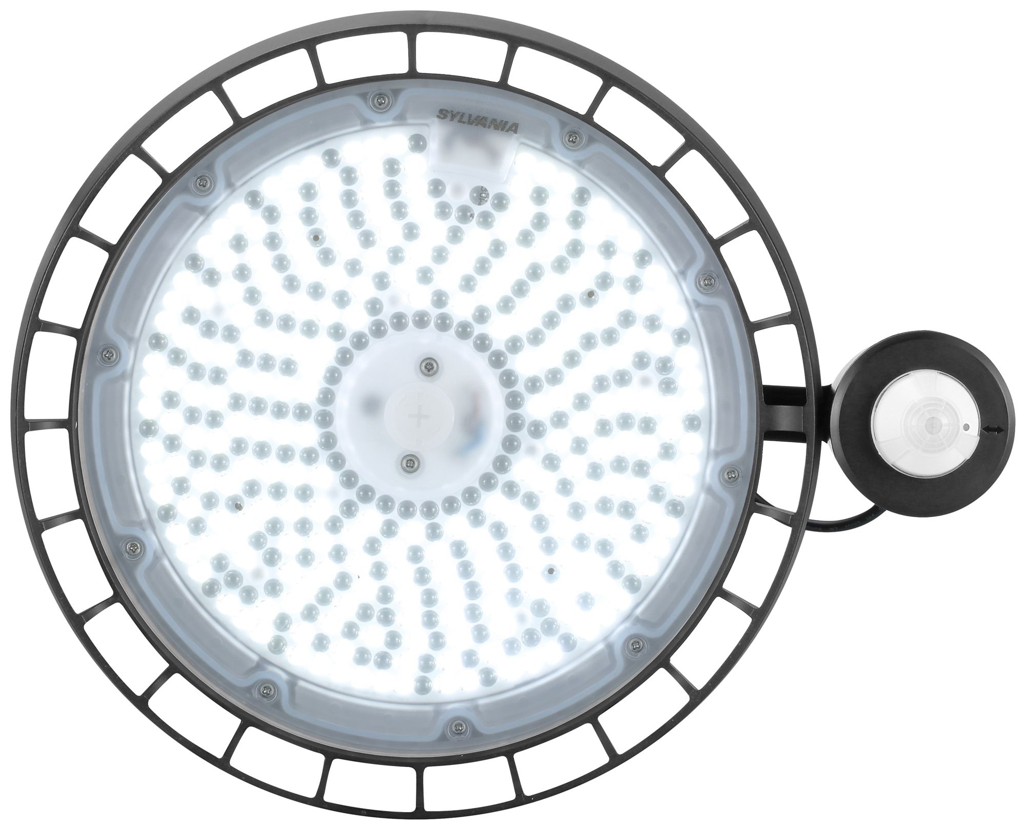 Lampada da capannone LED Sylvania Granit 120W 19500lm 840 85° IP54 DIM nero