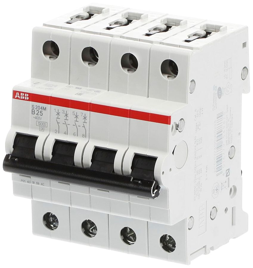 Leitungsschutzschalter ABB S204M-B25 25A B 10kA