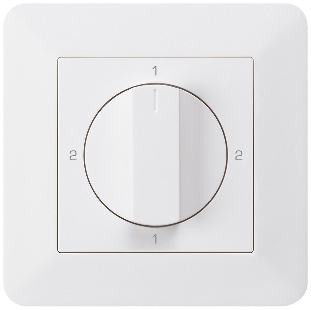 Interrupteur rotatif ENC kallysto.trend 3/1L blanc avec manette