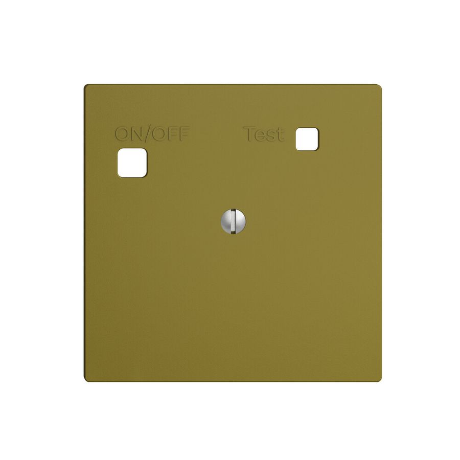 Frontset EDIZIOdue zu FI-Steckdose F, blind, olive