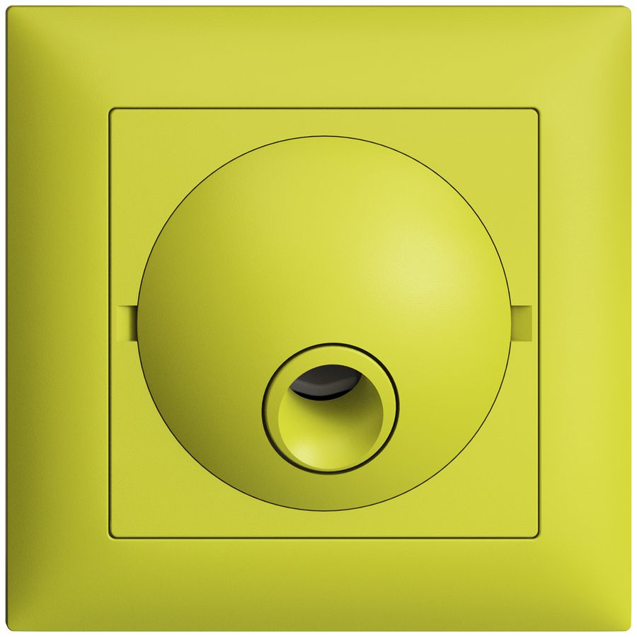 UP-Anschlussdose EDIZIOdue lemon, ohne Klemmeneinsatz