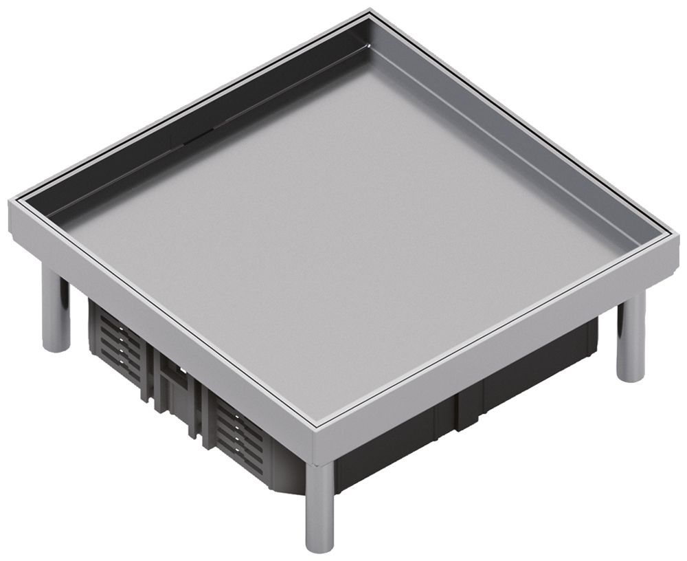 Edelstahlkassette Hager Q06 6 22×200×200mm rostfreier Stahl