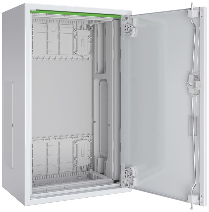 Coffret mural PrismaSeT XL IP44 a.porte 300×500×210mm 1 champ 3 rangées