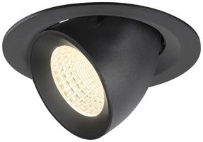 LED-Downlight SLV NUMINOS GIMBLE M 12W 1900lm 4000K WB DALI Ø135×95 schwarz