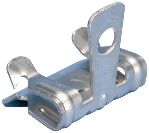 Flanschträger Caddy Loch Ø7mm Flansch 3…8mm, Edelstahl