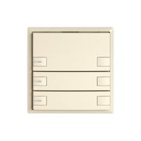 Pulsante universale EDIZIO.liv UNI SNAPFIX® 12…48V c.LED blu 6× com.1T cr