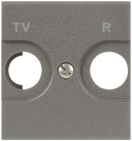 Frontplatte MOS TV/FM magnesium 2 Module