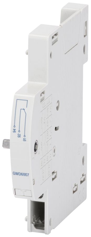 REG-Hilfskontaktblock Gewiss 90 AM 6A 230V 1CO 0.5TE