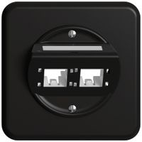 Kit de montage ENC STANDARDdue SNAPFIX® pour freenet cat.6A adaptateur 2× no