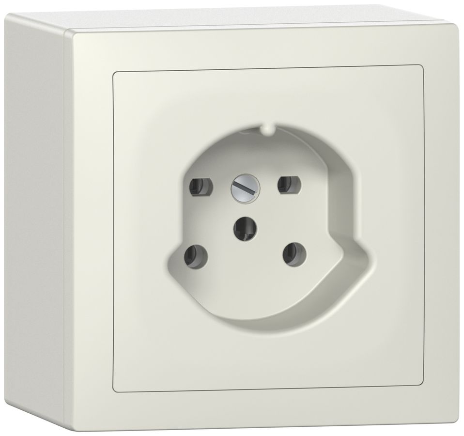 AP-Steckdose SIDUS T15 weiss