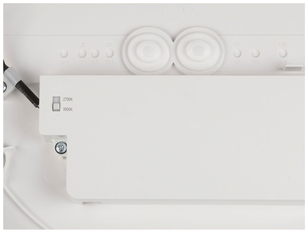 Plafonnier/applique LED SLV DECONA 30 18W 1530lm 927/930 IP44 VAR Ø300 blanc