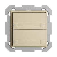 Poussoir KNX RGB ENC EDUE, 250mW, a.LED RGB, papier, 2×poussoir, C.2×T., van