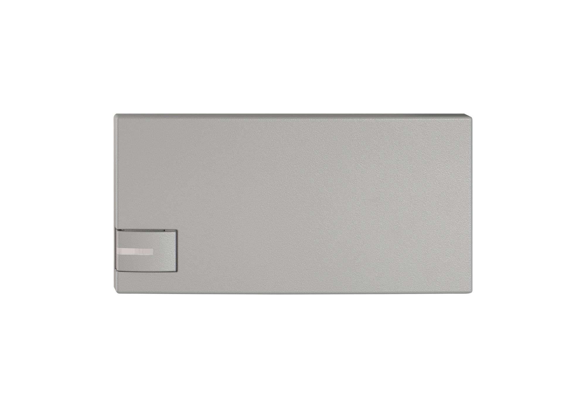 Poussoir 1/2 EDIZIO.liv SNAPFIX® p.KNX&UNI a.LED comm.à 1 touche grc