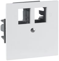 UP-Anschlussdose R&M 2×RJ45 spezial für Kat.6A weiss