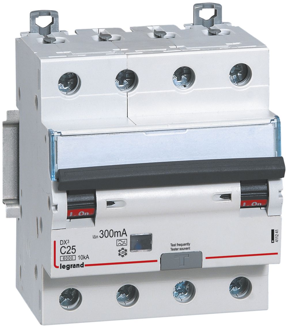 Disjoncteur différentiel Legrand C 4P 16A 6000A 300mA type A