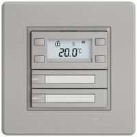 Pulsante RTH INC EDIZIO.liv SNAPFIX® c.RGB-LED targ.2×tasti com.1T grc