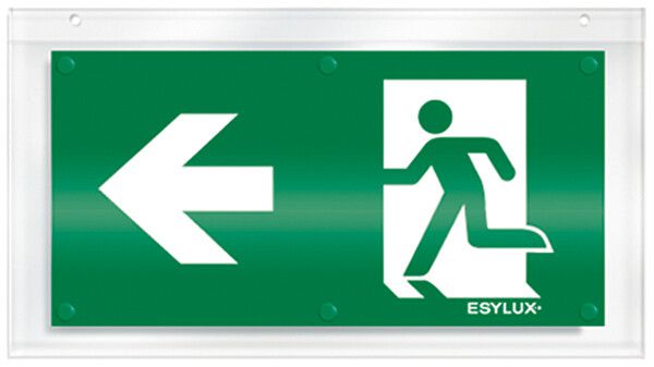 Piktogramm-Scheibe ESYLUX für SLX einseitig Pfeil links