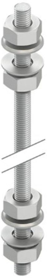 Tige filetée M10 2000mm zing.send. NIED