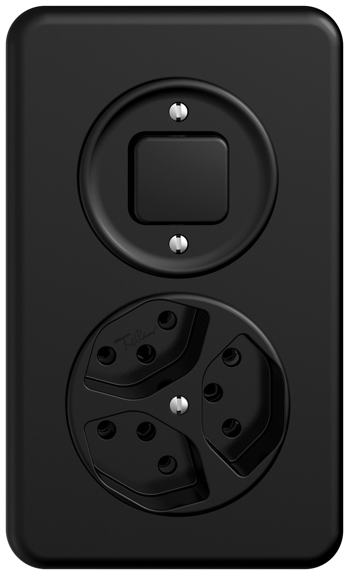 UP-Kombination STANDARDdue SNAPFIX® senk.Sch.3/1L - 3×T13 sz