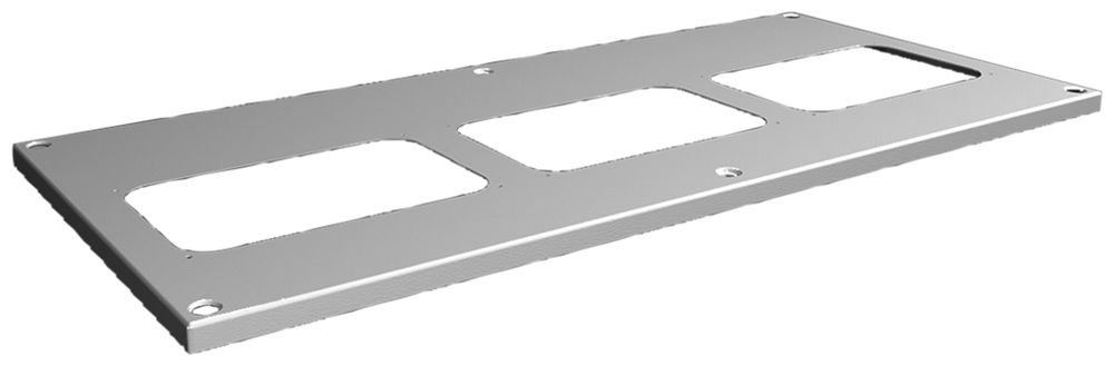 Oberbodenblech Rittal SV 9681.594 850×400mm Dachbeplankung grau