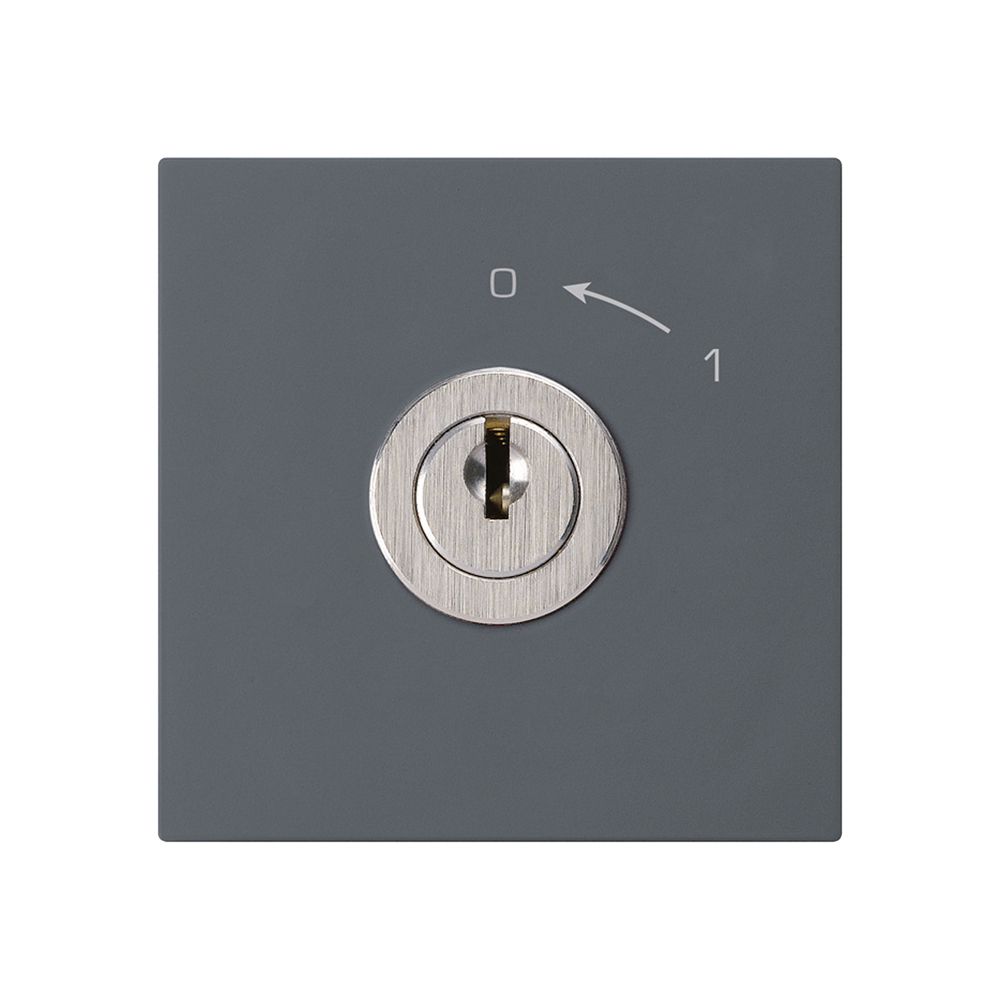 Contact pivotant 0<-1/1L anthracite KAL avec serrure Kaba 8