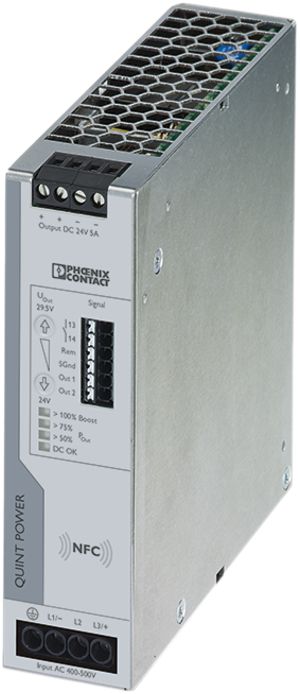 Alimentation à découpage Phoenix Contact QUINT4-PS, triphasé, 24VDC 5A