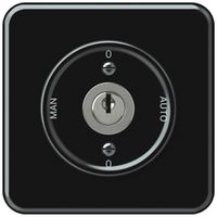 Interruttore a chiave INC origin comm.2/1L 16A 250V 0-AUTO-0-MAN 92×92mm ne