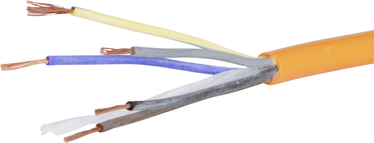 Kabel EPR-PUR 5×1mm² 3LNPE orange