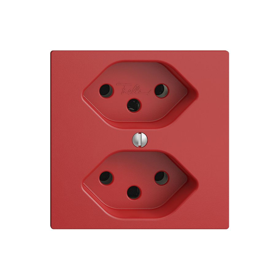 UP-Steckdose EDIZIOdue 2×T13 berry