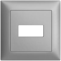 Kit frontal EDIZIOdue FMI pour détecteur de mouvement pirios 180 R eco, silver