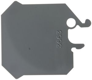 Paroi de fermeture Woertz pour série 158210237 gris