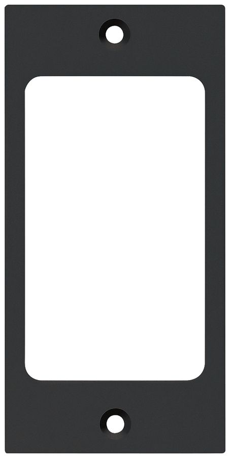 Plaque de fixation Hager FLF 3/5 1×1 aluminium anodisé no