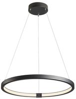 Luminaire suspendu LED SLV ONE 60 DALI 25W 1500lm 3000/4000K Ø600×30mm noir