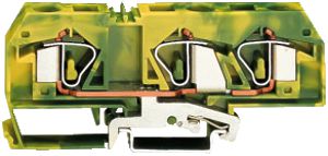 Klemme WAGO 3L 16mm² grün/gelb