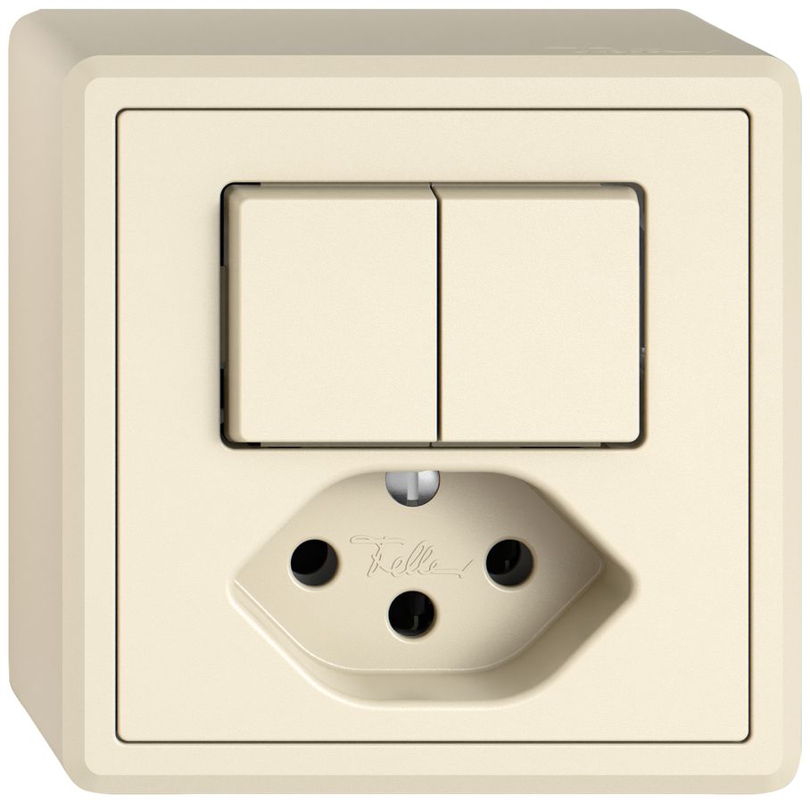 AP-Kombination EDIZIO.liv SNAPFIX® AR+Schema 3+T13 cr